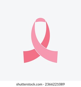 breast cancer awareness month logo icon vector illustration by shabrina iqlil