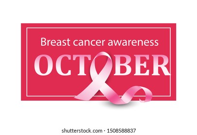 Breast Cancer Awareness Month october (Pink ribbon)