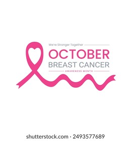 Breast Cancer Awareness Month. Pink October. Breast Cancer