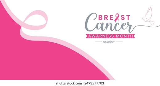 Breast Cancer Awareness Month. Pink October. Breast Cancer