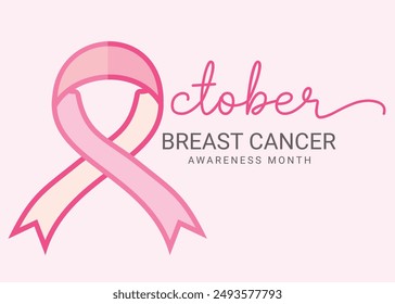 Breast Cancer Awareness Month. Pink October. Breast Cancer