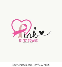 Breast Cancer Awareness Month. Pink October. Breast Cancer