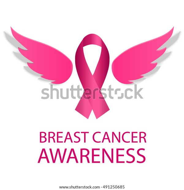 Breast Cancer Awareness Month Pink Ribbon のベクター画像素材 ロイヤリティフリー