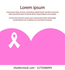 Breast Cancer Awareness Month poster design.