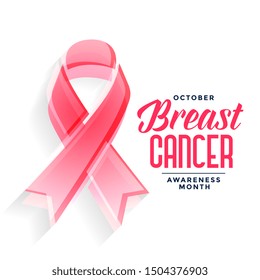 breast cancer awareness month poster design concept