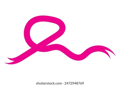 Breast cancer awareness month ribbon