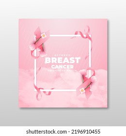 Breast Cancer Awareness Month, suitable for backgrounds, banners, posters, and others