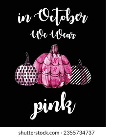 Breast Cancer Awareness Month T Shirt Design