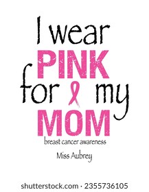 Breast Cancer Awareness Month T Shirt Design
