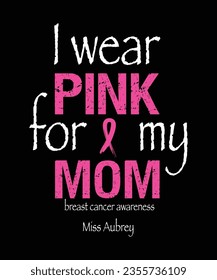 Breast Cancer Awareness Month T Shirt Design