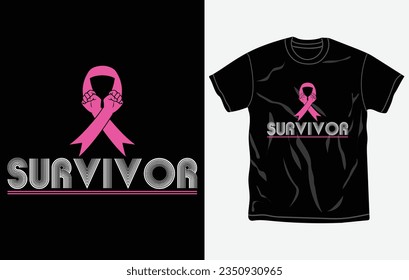 Breast cancer awareness month t-shirt design, quotes, october Pink Cancer t-shirt, typography tshirt vector graphic, background, mug, sticker, fully editable and printable vector template.