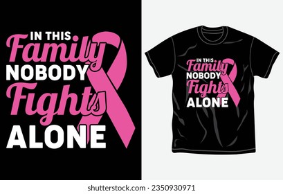 Breast cancer awareness month t-shirt design, quotes, october Pink Cancer t-shirt, typography tshirt vector graphic, background, mug, sticker, fully editable and printable vector template.