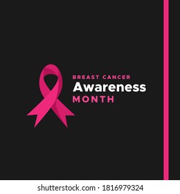 Breast Cancer Awareness Month Vector Design Illustration