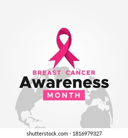Breast Cancer Awareness Month Vector Design Illustration