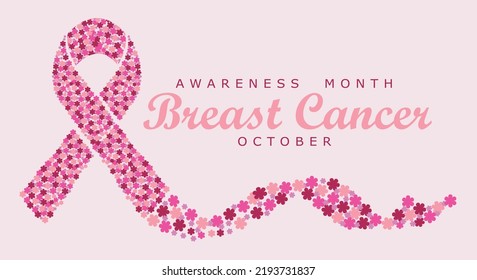 Breast Cancer awareness month Vector for poster ,card and others