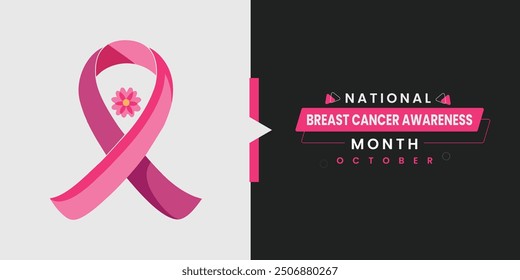 Breast Cancer Awareness Month Web Banner Template
