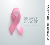 Breast Cancer Awareness Pink Ribbon. World Breast Cancer Day concept. Vector Illustration. Women healthcare concept