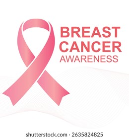 Breast Cancer Awareness Pink Ribbon Symbol