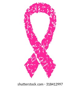 Breast cancer awareness pink ribbon