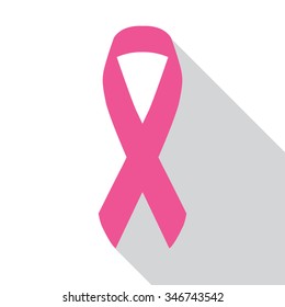 Breast Cancer Awareness Pink Ribbon. 