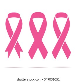 Breast Cancer Awareness Pink Ribbon. 