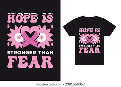 Breast Cancer Awareness Pink T-Shirt Design