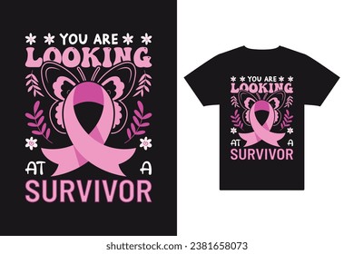 Breast Cancer Awareness Pink T-Shirt Design