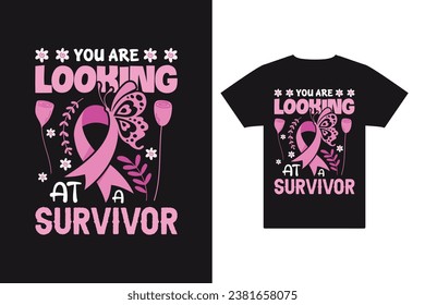 Breast Cancer Awareness Pink T-Shirt Design