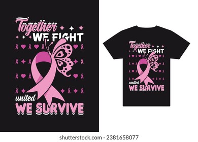 Breast Cancer Awareness Pink T-Shirt Design