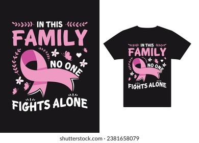 Breast Cancer Awareness Pink T-Shirt Design
