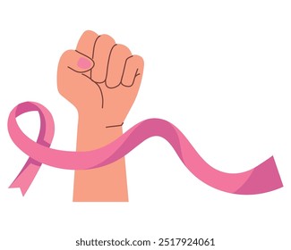 breast cancer awareness and prevention isolated