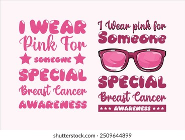 Breast Cancer Awareness quote Typography Minimalist T-shirt-Design