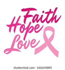 Breast Cancer Awareness Quotes. Faith Hope Love