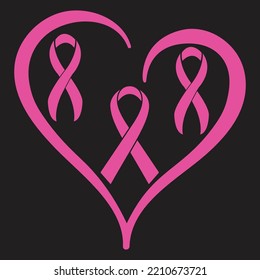 breast cancer awareness ribbon vector