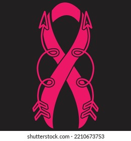 breast cancer awareness ribbon vector