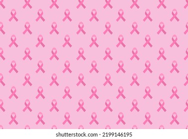 Breast cancer awareness seamless pattern background. design. Vector. Illustration.
