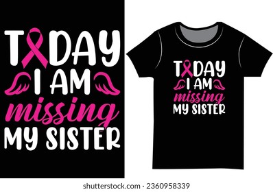 Breast Cancer Awareness SVG T-shirt design. Pink ribbon vector design.