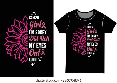 Breast Cancer Awareness SVG T-shirt design. Pink ribbon vector design.