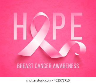 Breast cancer awareness symbol, vector illustration, eps10