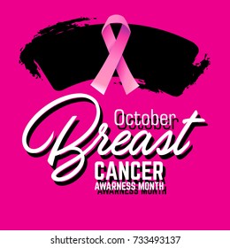  breast cancer awareness symbol, vector illustration