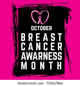 breast cancer awareness symbol, vector illustration
