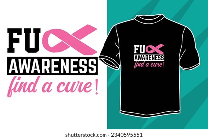 Breast cancer awareness t shirt design