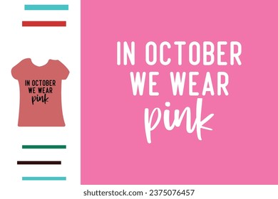 Breast cancer awareness t shirt design