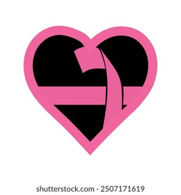 breast cancer awareness t shirt icon