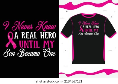 breast cancer awareness t-shirt design lettering design