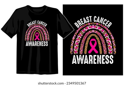 Breast Cancer Awareness t-shirt design vector illustration