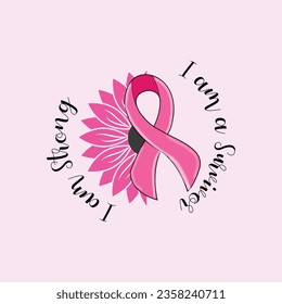 Diseño de camisetas para la sensibilización sobre el cáncer de mama, diseño de camisetas para el cáncer de mama, diseño de camisetas, vector para el cáncer de mama, 