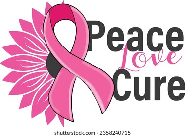 Breast Cancer Awareness T-Shirt Design, Breast Cancer T shirt Design, T shirt Designs, Breast Cancer Vector, 