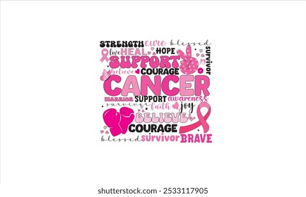 Breast Cancer Awareness T-Shirt Design