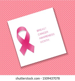 Breast Cancer awareness Vector background for banner, poster, flyer